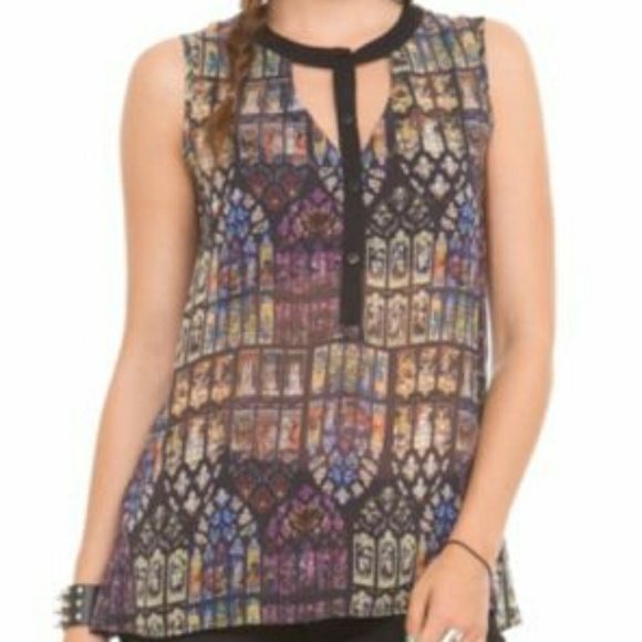 Teenage Runaway Tops - ISO Teenage Runaway sheer chiffon cathedral top M